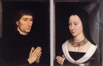 Tommaso Portinari and his Wife Netherlandish Hans Memling Oil Paintings